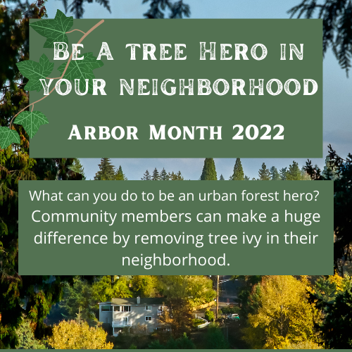Be A Tree Hero in Your Neighborhood - Arbor Month 2022 Be A Tree Hero in Your Neighborhood - Arbor Month 2022