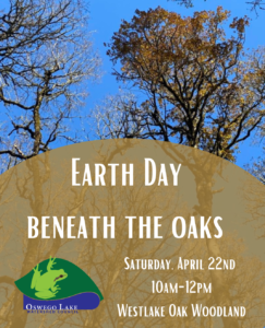 Earth Day beneath the oaks Lake Oswego High School Green Team