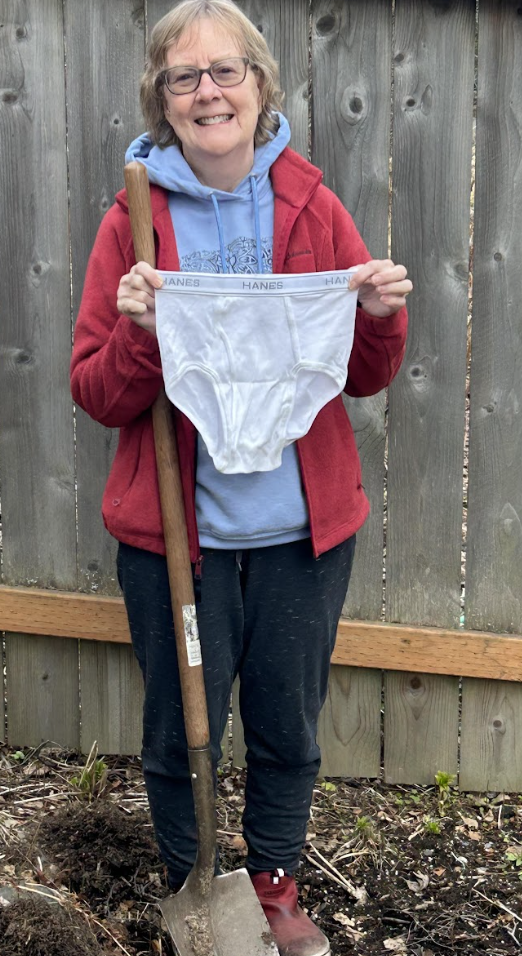 Soil Your Undies Step 1 - start with a clean new pair of undies